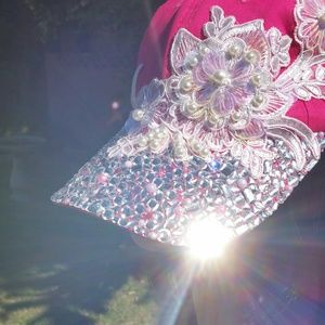 Wedding Bling Hats-Bridal Bling Hats-Wedding Hats